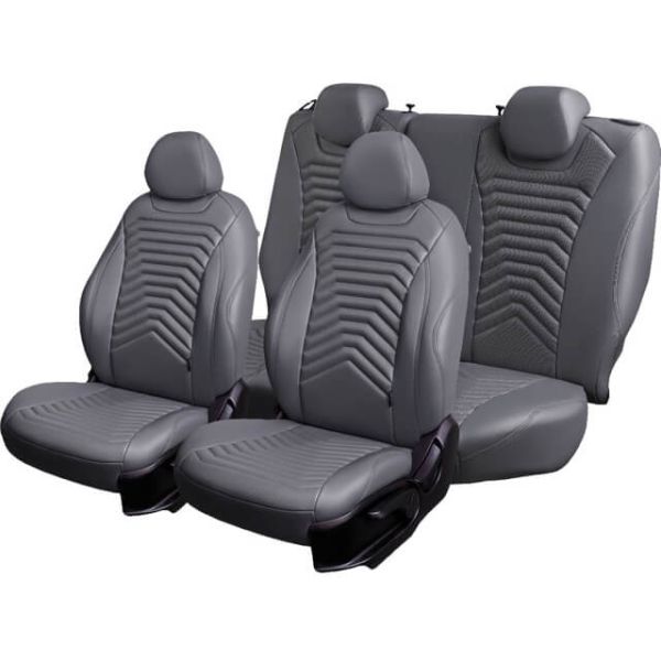 Чехлы Премиум Экокожа Байрон Президент|Жук на Renault Fluence 2009-2017 г.в.