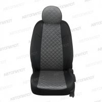 Чехлы Автопилот Алькантара Ромб на Москвич 3 (2022+)